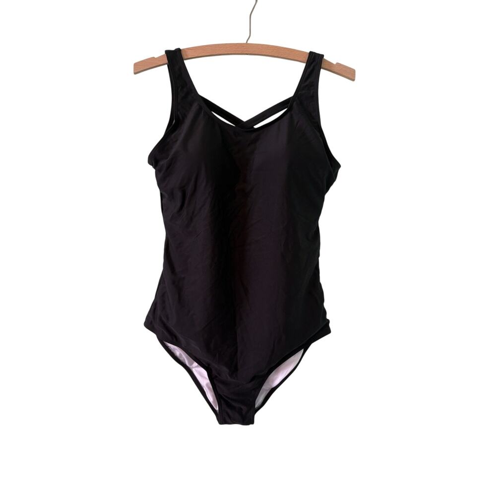 Unbranded Women’s Large Black Padded One Piece Swimsuit